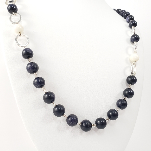 GOLDSTONE Galaxy Beaded Long Necklace - Picture 3 of 6